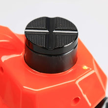 KUNFINE 2-in-1 Multifunctional Portable Car 5 Ton Electric Tire Lifting Auto Jacks Hydraulic Air Infatable Car Floor Jack LED Inflator Pump for Car SUV Trunk Sedan Van(6.1-17.7 inches)