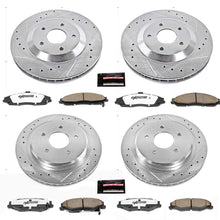 Power Stop K1560-26 Front & Rear Z26 Street Warrior Brake Kit Cadillac Chevrolet