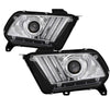 Spyder 5085436 Chrome Projector Led Dry Head Lights