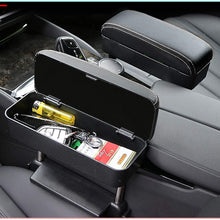 LFOTPP Armrest Box Protector Extender, Car Center Console Armrest Extender, Adjustable Height Comfort Pads,Auto Accessories Universal Fit for All Car Models (Black with White Line)