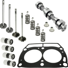 Caltric Camshaft and Cylinder Head Valve Gasket Kit Compatible With Polaris Ranger 800 6X6 2011-2016