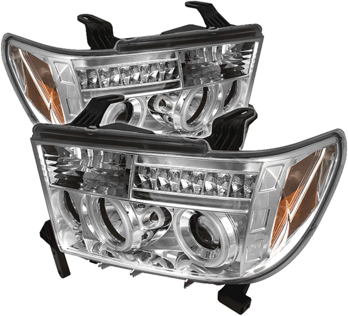 Spyder Auto 5030313 CCFL Halo Projector Headlights Chrome/Clear