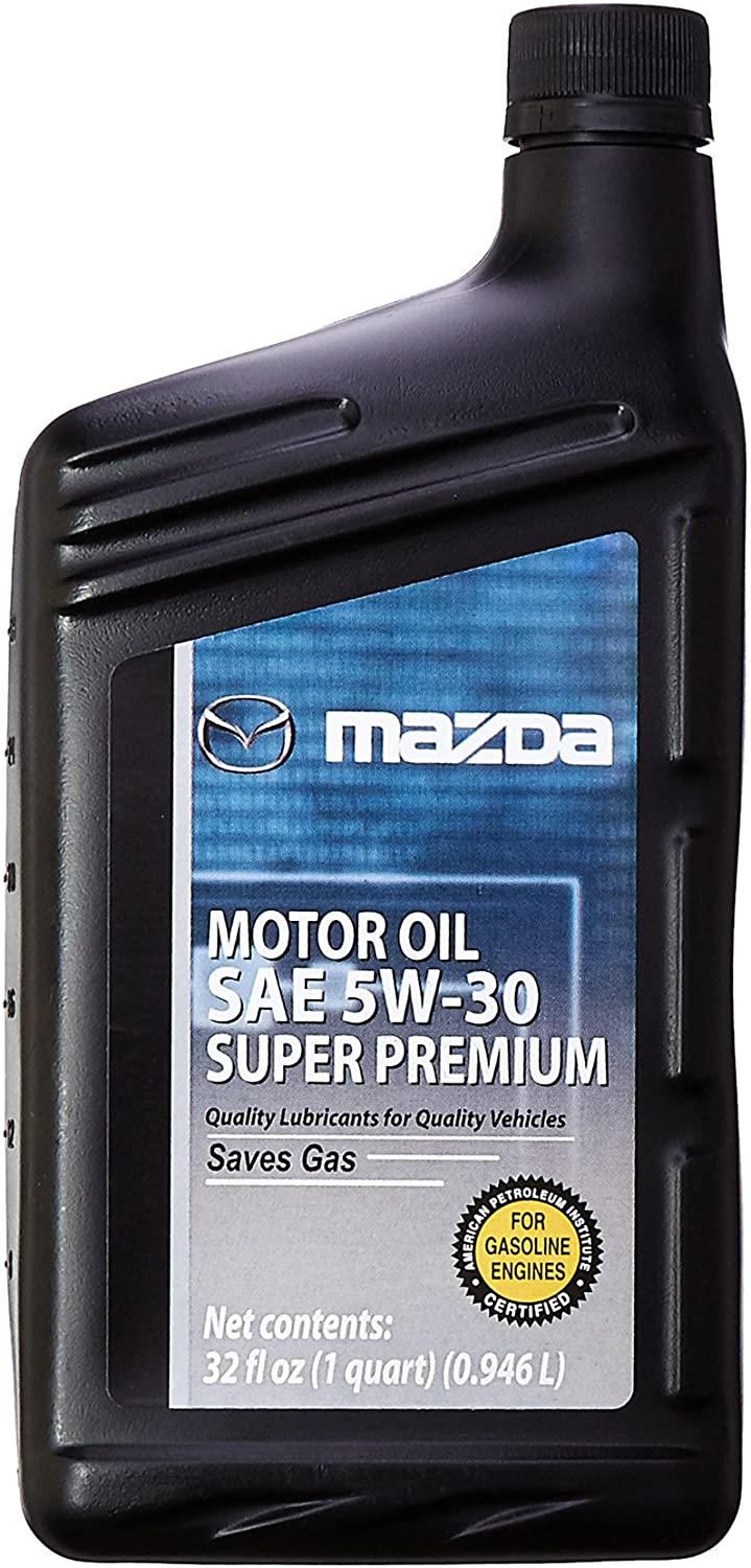 Genuine Mazda Fluid (0000-77-5W30-QT) SAE 5W-30 Super Premium Motor Oil - 1 Quart Bottle