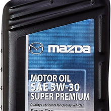 Genuine Mazda Fluid (0000-77-5W30-QT) SAE 5W-30 Super Premium Motor Oil - 1 Quart Bottle