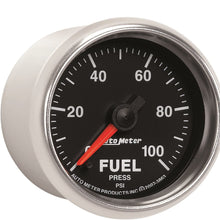 Auto Meter 3863 GS 2-1/16" 0-100 PSI Full Sweep Electric Fuel Pressure Gauge