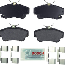 Bosch BE841H Blue Disc Brake Pad Set with Hardware for Select 2001-10 Chrysler PT Cruiser and 2003-05 Dodge Neon Vehicles - FRONT