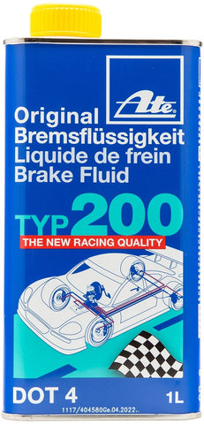 ATE 706202 Original TYP 200 Racing Quality DOT 4 Brake Fluid - 1 Liter