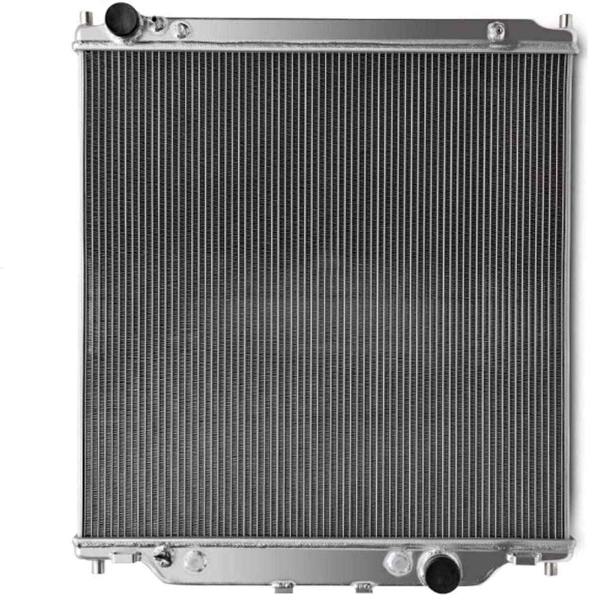 CoolingSky 2 Row All Aluminum Radiator for 2003-2007 Ford F250, F350 Super Duty 6.0丨2003-05 Excursion 6.0L (fits: Turbo Diesel Powerstroke Engine)
