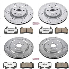 Power Stop K5603-26 Front & Rear Z26 Street Warrior Brake Kit Chevrolet