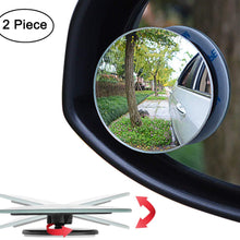 Ampper Blind Spot Mirror, 2" Round HD Glass Convex Rear View Mirror, Pack of 2