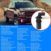Crankshaft Position Sensor, Crank Position Sensor Replaces 213-354, 213354, 12560228 for Chevy Avalanche Express Silverado Suburban Tahoe Trailblazer, GMC Envoy Savana Sierra Yukon, Cadillac and More