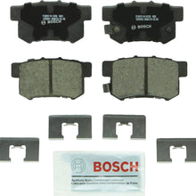 Bosch BC536 QuietCast Premium Ceramic Disc Brake Pad Set For Select Acura CL, EL, Integra, Legend, RDX, RL, TL; Honda CR-V, Element, Odyssey; Isuzu Oasis; Rear