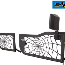 EAG Tubular Spyder Web Door with Side View Mirror Fit for 07-18 Jeep Wrangler JK 4 Door Only