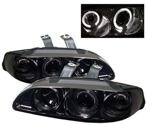 Spyder Auto 5010865 LED Halo Projector Headlights Chrome/Smoked