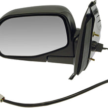 Dorman 955-271 Driver Side Power Door Mirror - Folding for Select Ford / Mercury Models, Black