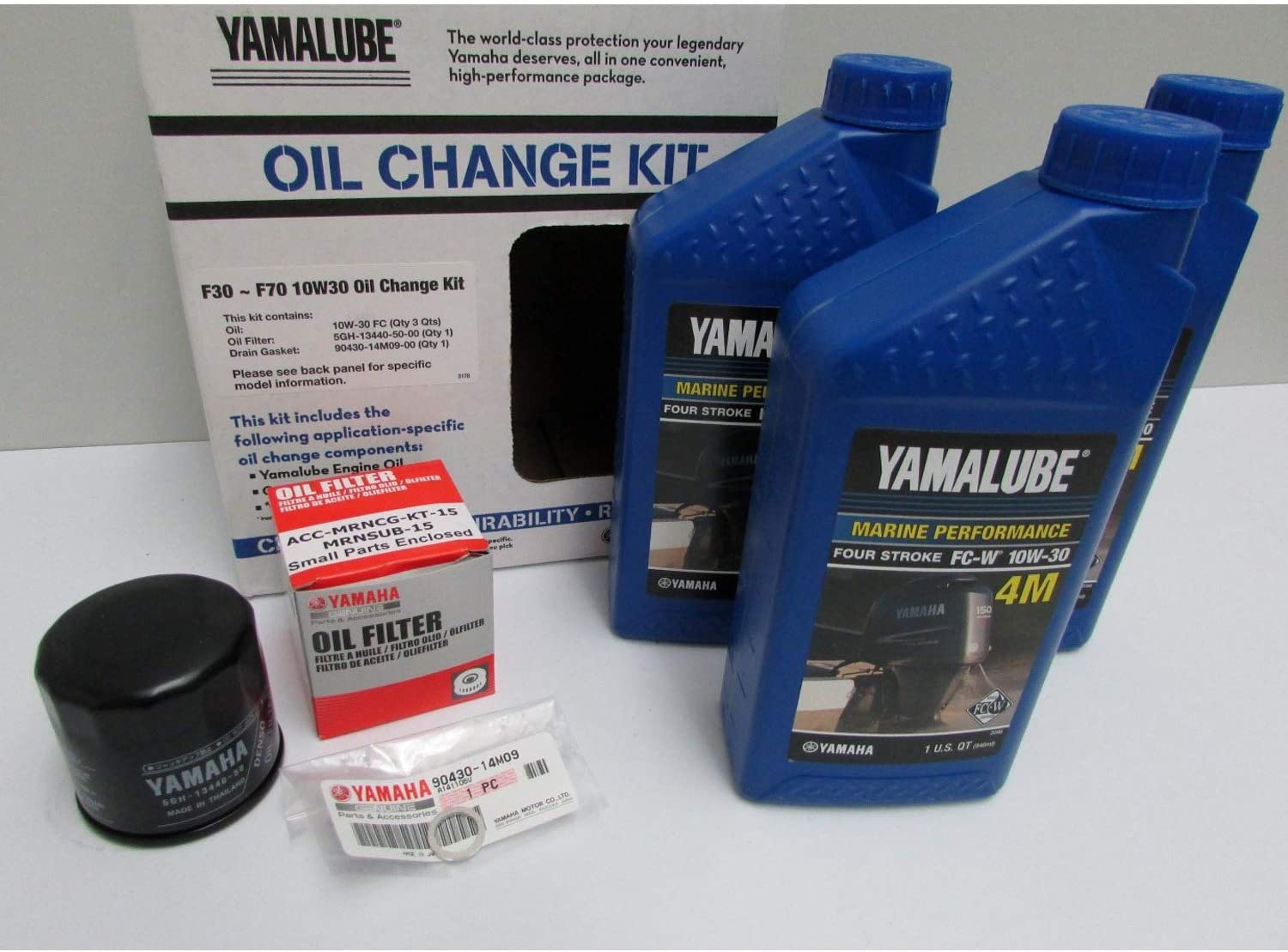 Yamalube-F30 ~ F70 Outboard Oil Change Kit