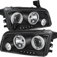 Spyder Auto PRO-YD-DCH05-CCFL-BSM Dodge Charger LED Halo Projector Headlight