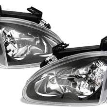 Spyder Auto Honda Del Sol Black Crystal Headlight (HD-YD-HD93-BK)