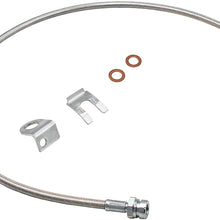 89703 Stainless Brake Line 4-6'' suspension Lift 25'' fits for 1984-2001 Jeep Cherokee XJ, 1987-2006 Jeep Wrangler TJ LJ YJ