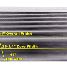 Champion Cooling, Multiple Chevrolet/Buick 3 Row All Aluminum Radiator, CC162
