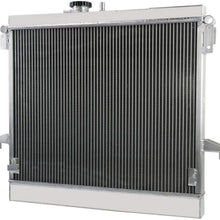 CoolingSky 2 Row Aluminum Direct Replacement Radiator for 2006-2012 Chevy Colorado/GMC Canyon/Hummer H3 H3T