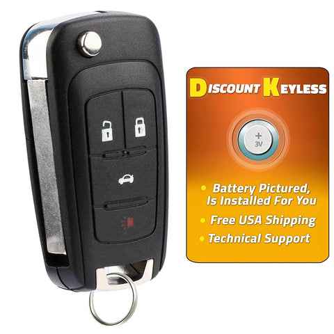 Discount Keyless Replacement Uncut Car Remote Fob Key Combo Compatible with OHT01060512