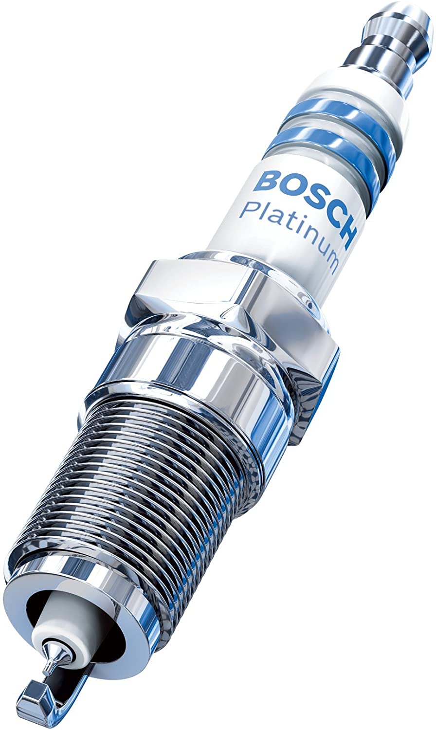 Bosch 6736 Platinum Spark Plug for Select Chevrolet, Chrysler, Dodge, Eagle, GMC, Honda, Hyundai, Isuzu, Kia, Jeep, Mazda, Mitsubishi, Mercedes, Nissan, Plymouth, Saab, Suzuki, Toyota +More (4 Pack)