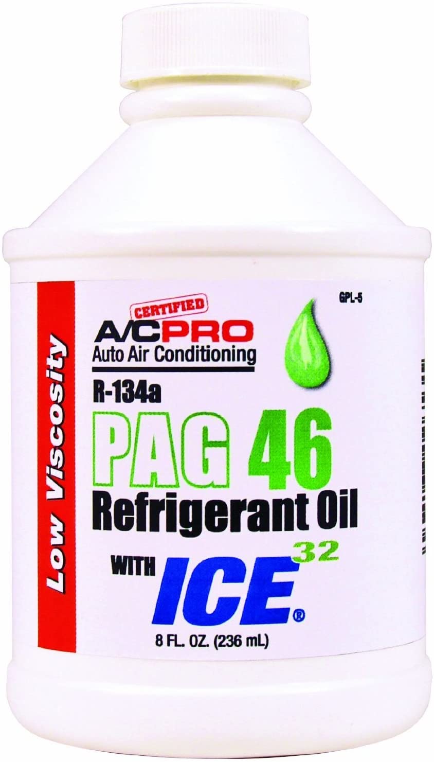 Interdynamics (GPL-5) 8 oz. PAG 46 Low Viscosity Oil with ICE 32 Lubricant Enhancer … (6 PACK)