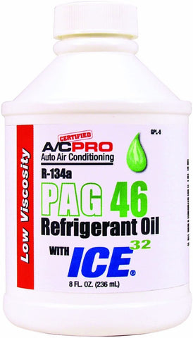 Interdynamics (GPL-5) 8 oz. PAG 46 Low Viscosity Oil with ICE 32 Lubricant Enhancer … (6 PACK)