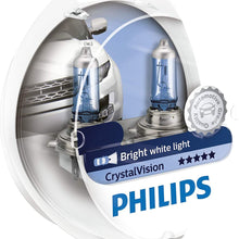 Philips Crystal Vision 4300K H11 Car Headlight Bulbs (Twin Pack of Bulbs)