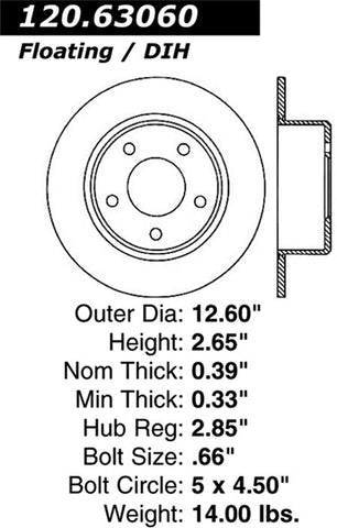 Stoptech 127.63060R Auto Part
