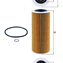 MAHLE Original Filtro de aceite OX 177/3D