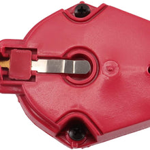 MAS Performance Replacement Fits Red Male HEI Distributor Cap & Rotor for CHEVY GM SBC BBC 305 350 454