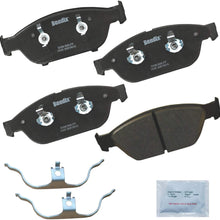 Bendix Premium Copper Free CFM1549 Premium Copper Free Semi-Metallic Brake Pad (with Installation Hardware Front)