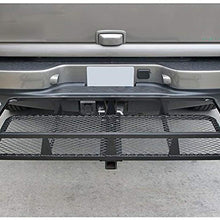 TRIL GEAR 60" Folding Cargo Carrier Hauler Hitch Mounted Receiver Luggage Basket 500 lbs
