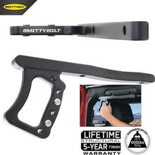 Smittybilt 76932 Aluminum Grab Handles for 2007-2018 Jeep JK 2/4-Door, Black, Rear Pair