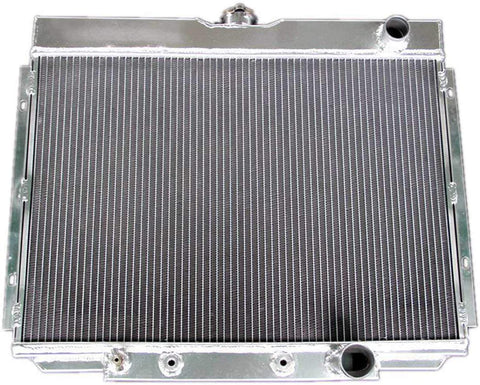 Blitech Aluminum Radiator Replacement Compatible with Fd Mustang Fairlane Ranchero 1967 1968 1969 1970 V8 24