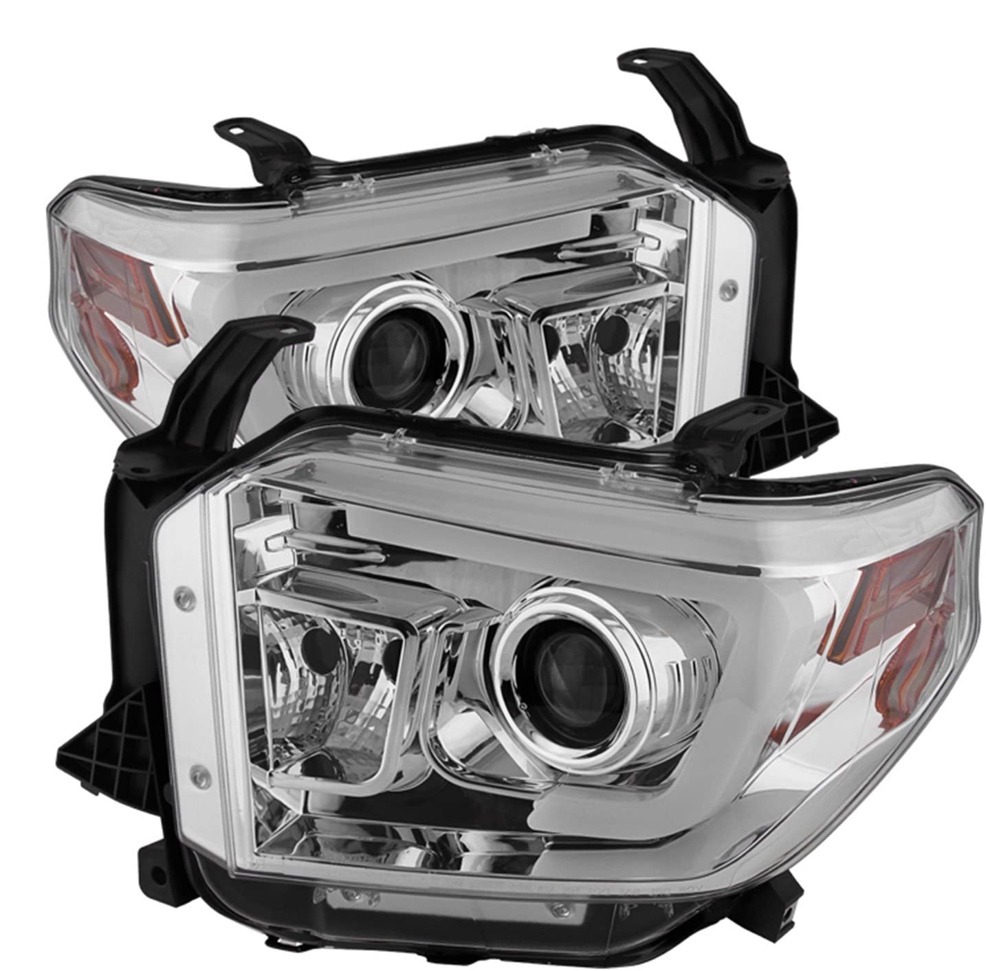 Spyder Auto 5080141 Projector Style Headlights Chrome/Clear