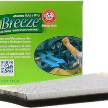 FRAM Fresh Breeze Cabin Air Filter Replacement for Car Passenger Compartment w/Arm and Hammer Baking Soda, Easy Install, CF8644A for Select Volkswagen and Audi Vehicles , white