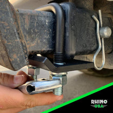 Rhino USA Hitch Tightener Anti-Rattle Clamp - Heavy Duty Steel Stabilizer for 1.25 and 2 inch Hitches - Protective Anti-Rust Coating Included on All Rhino Products.