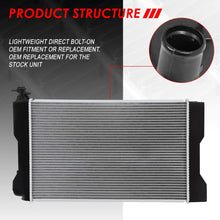 13049 OE Style Aluminum Core Cooling Radiator Replacement for Toyota Corolla Pontiac Vibe 2.4L AT MT 09-10