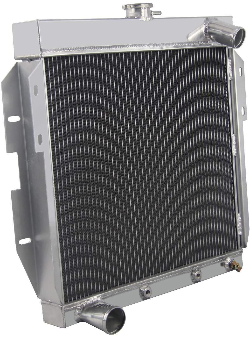 CoolingCare All Aluminum Radiator for 1955-1957 Ford Thunderbird Y-Block 4.8L 5.1L V8 (4Row 62mm Core)