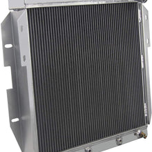 CoolingCare All Aluminum Radiator for 1955-1957 Ford Thunderbird Y-Block 4.8L 5.1L V8 (4Row 62mm Core)