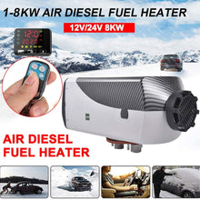 TOHUU Diesel Heater, 12V 8KW Air Heater with 9L Tank & LCD Thermostat, Remote Control Camping Parking Heater for Car Bus Trucks Boat Trailer Pickup RV