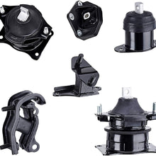 3.0 V6 Engine Motor Mount Transmission Support Kit Replacement for 2003 2004 2005 2006 2007 Honda Accord 3.0L and 04 05 06 Acura TL 3.2L, 2004-2008 Acura TL 3.5L A4527HY A4526HY A4525 A4544 A4517 A452