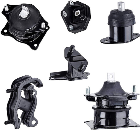 3.0 V6 Engine Motor Mount Transmission Support Kit Replacement for 2003 2004 2005 2006 2007 Honda Accord 3.0L and 04 05 06 Acura TL 3.2L, 2004-2008 Acura TL 3.5L A4527HY A4526HY A4525 A4544 A4517 A452