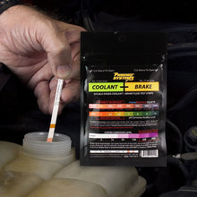 Phoenix Systems 8006-B Double-Ended Coolant + Brake Fluid Test Strips (15 foil wrapped test strips), 1 Pack