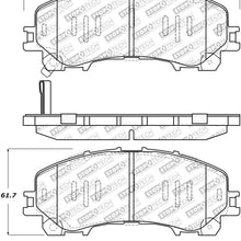 StopTech 305.17360 Street Select Brake Pads with Hardware
