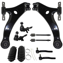 Detroit Axle - 10PC Front Lower Control Arms, Lower Ball Joints, Outer Tie Rods, Inner Tie Rods and Tierod Boots for 2004 2005 2006 Toyota Camry - [2004-08 Toyota Solara] - 2004-06 Lexus ES330