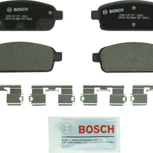Bosch BP1468 QuietCast Premium Semi-Metallic Disc Brake Pad Set For Select Buick Cascada, Encore, Verano; Cadillac ELR; Chevrolet Cruze, Cruze Limited, Orlando, Sonic, Trax, Volt; Rear